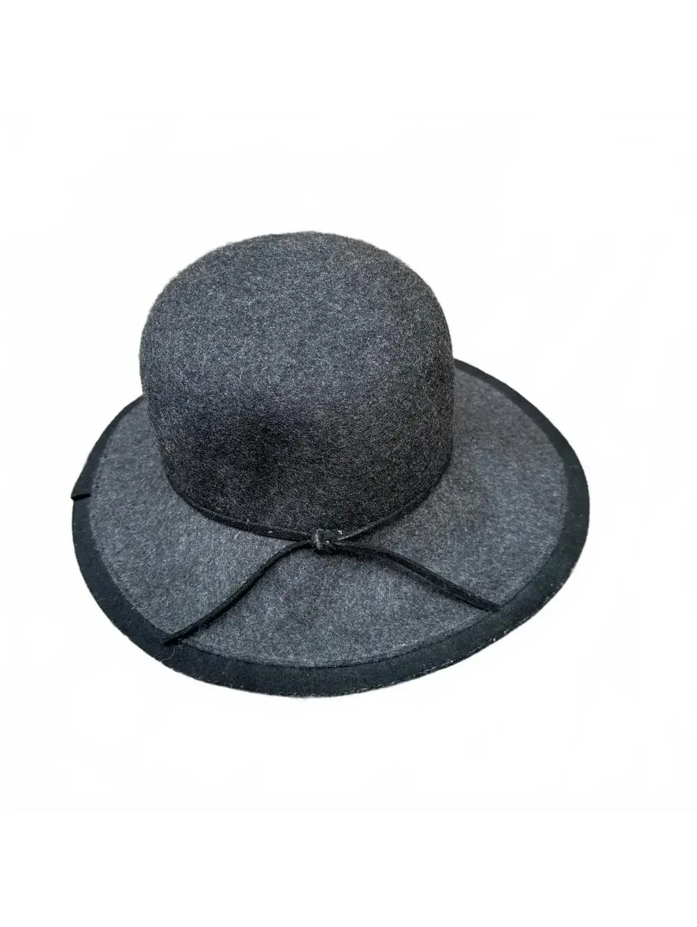Callanan Black Felt Wool Pret A Porter Hat black gray